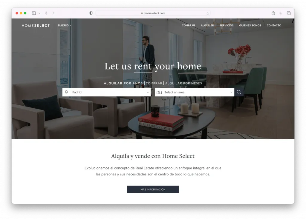 Home Select — Real estate portal