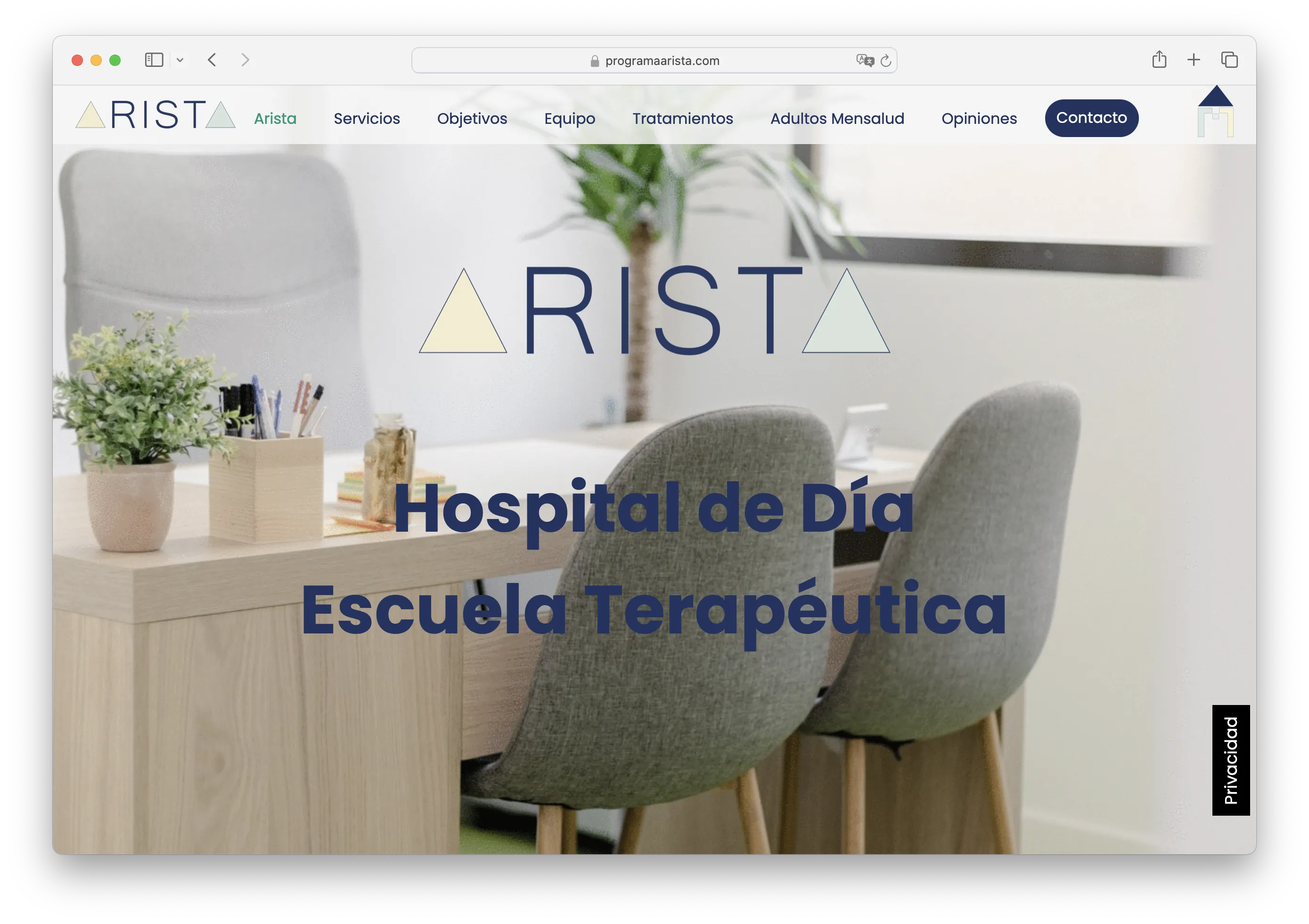 Programa Arista — Mental health center