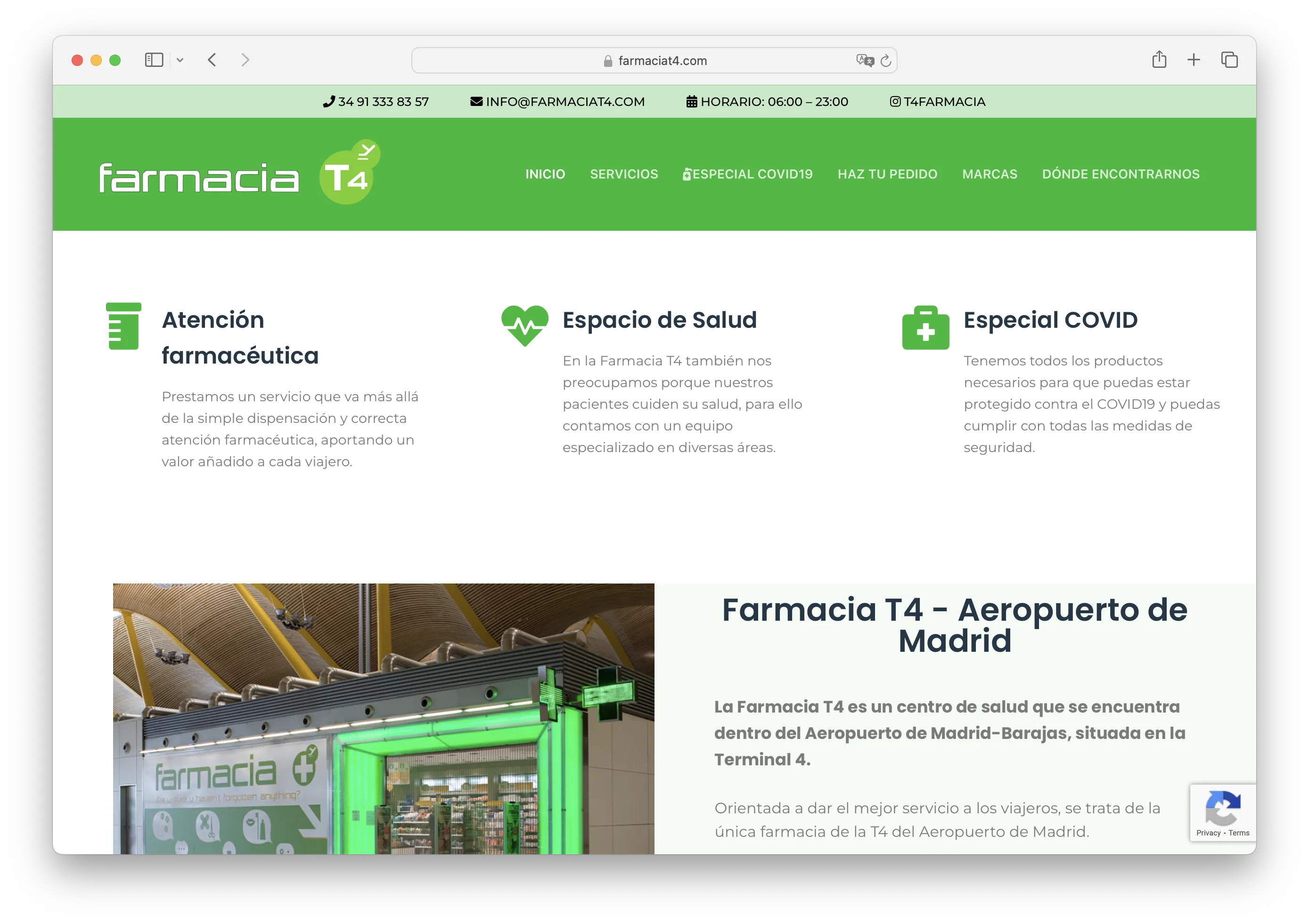 Farmacia T4 — Madrid Airport Pharmacy