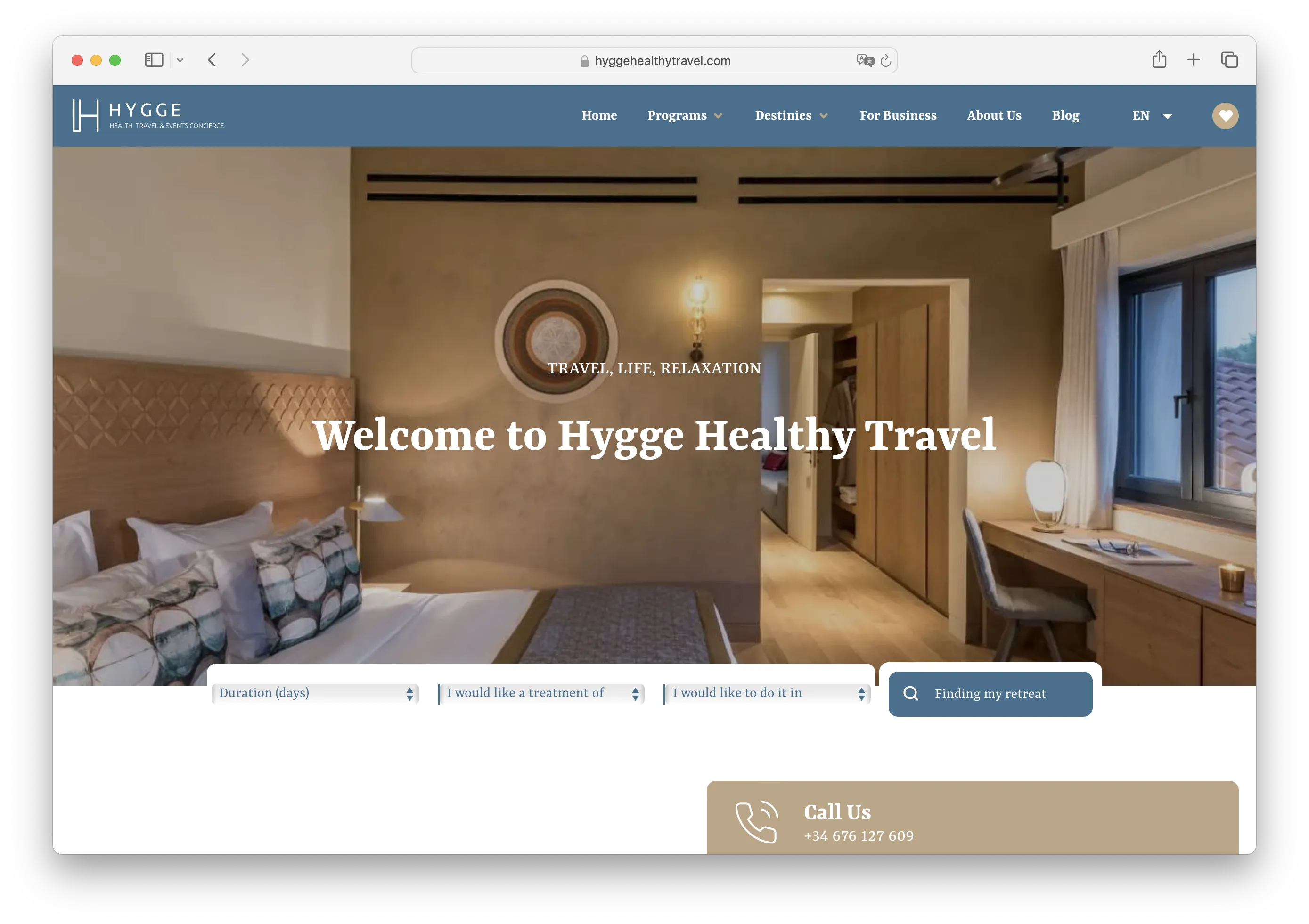 Hygge Healthy Travel — Travel agency